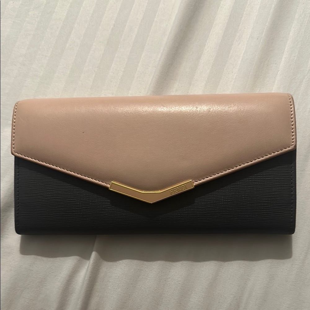 Fendi Blush and Black Women's Wallet